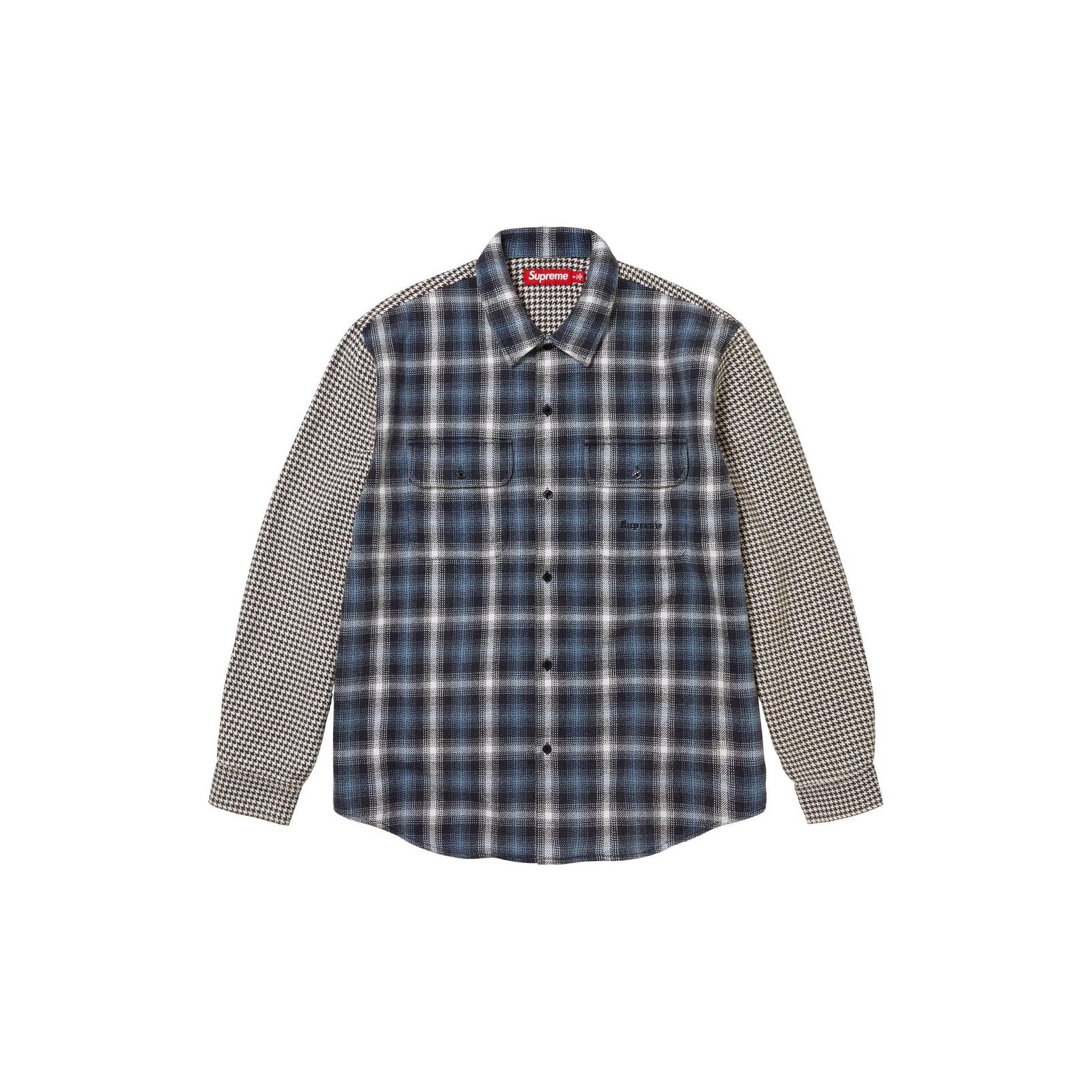 Supreme Houndstooth Plaid すきずき Flannel Shirt