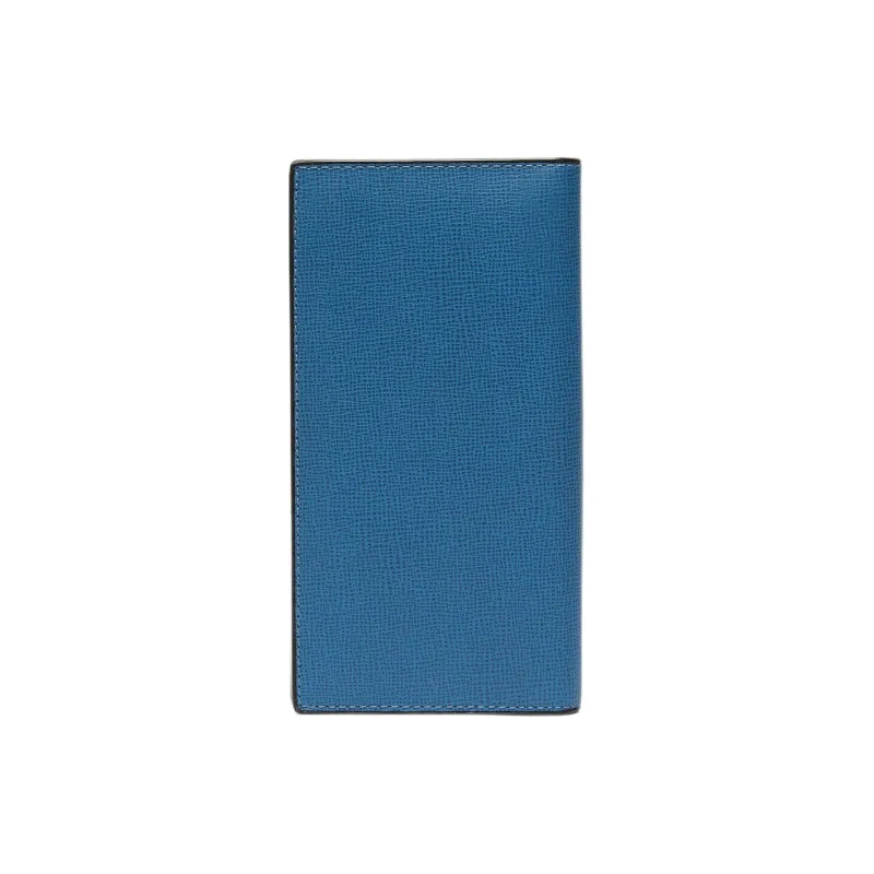 Valextra Calfskin Wallet Women's Cobalt Blue-1