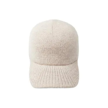 ZARA Polyester Acrylic Wool Elastane Polyamide Baseball Caps Unisex Sand
