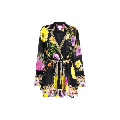 CAMILLA Floral-print Silk Jacket