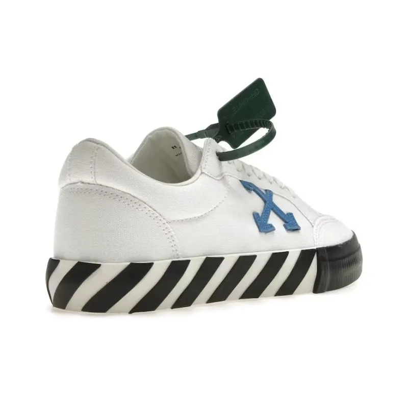 OFF WHITE Low Vulcanized Canvas White Blue-3