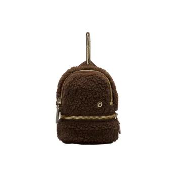 Lululemon Brushed Storage Bag Nano Women's Brown Earth & Gold