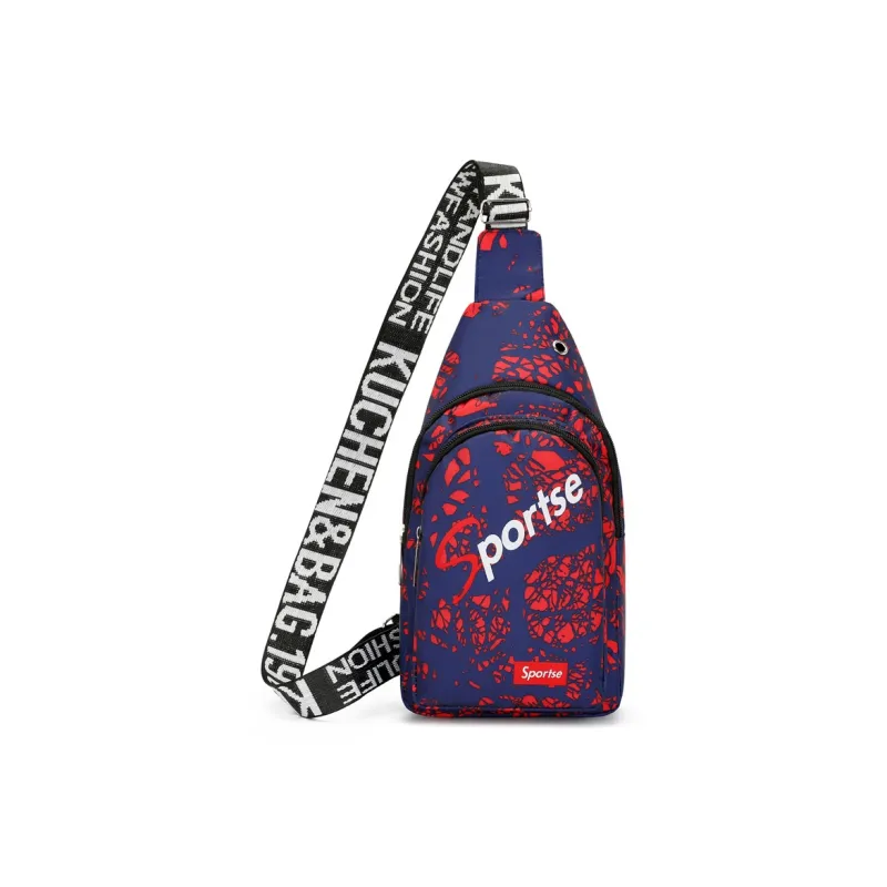 Aini Rabbit Oxford Waterdrop Shaped Bag Sling Bag Large Size Unisex Blue/Red/Green/Gray-8