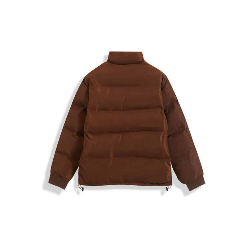I'm David Puffer Jacket Unisex Brown-1