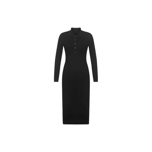 Brother is really good Long-Sleeved Dresses Women's Black