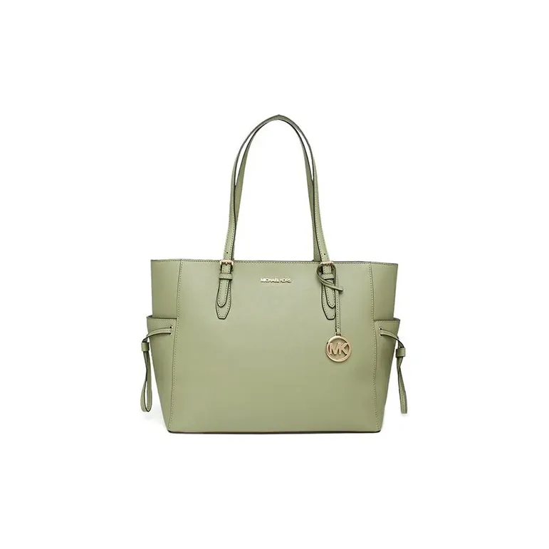 MICHAEL KORS Gilly Leather Tote Bag Shopping Bag Handbag Large Size Women's Fruit Green-0