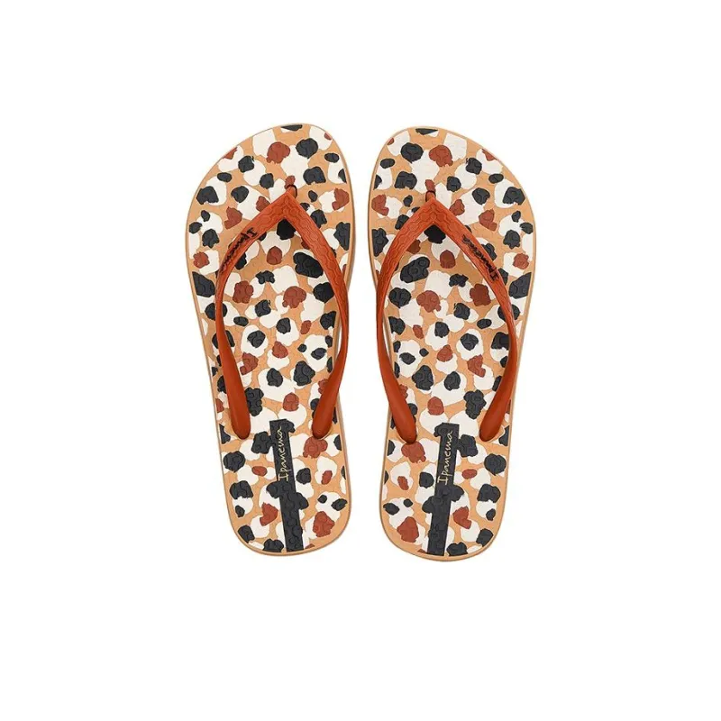 Ipanema Flip Flops Women's Beige Brown Black-1