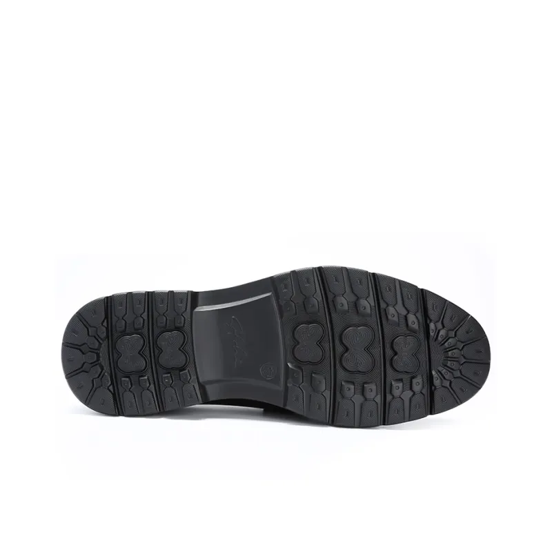 Satchi Loafers 3.5CM Men's Black-5