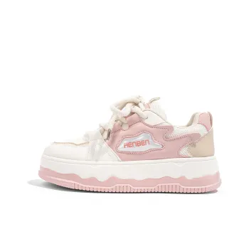 RENBEN Height Increasing Balance Low Top Skateboard Shoes Women's