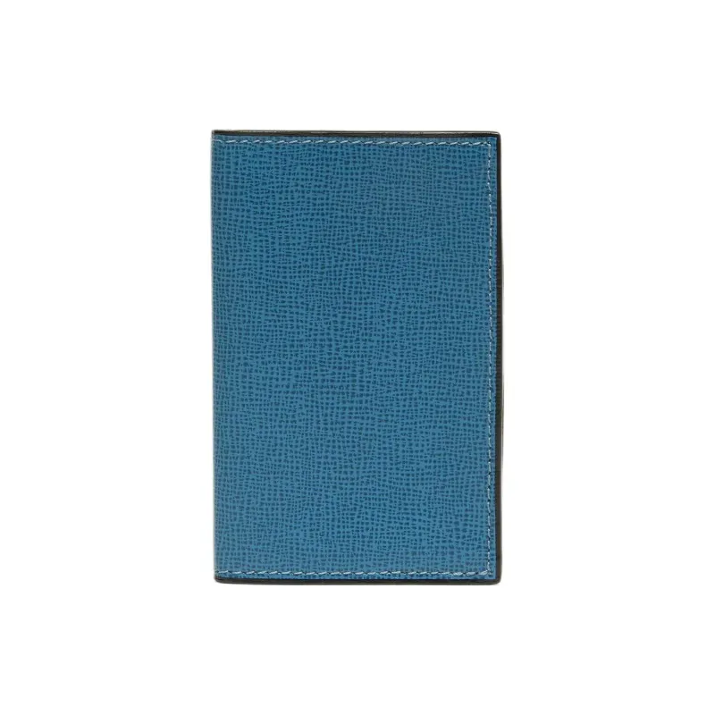 Valextra Calfskin Card Holder Women's Cobalt Blue-0