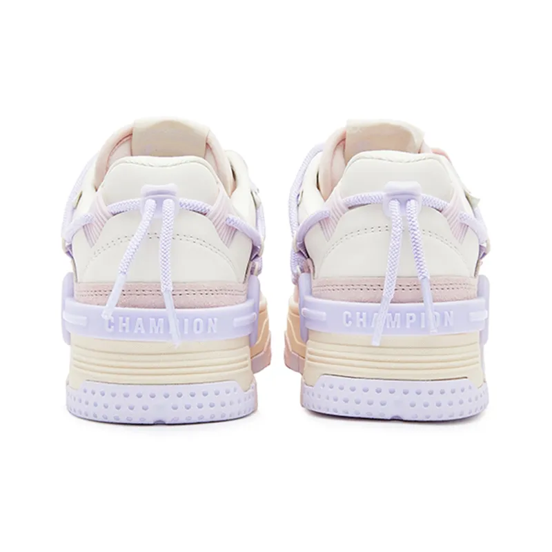 Champion Bumper V1 Headphone Shoes Low Top Skateboard Shoes Women's Light Pink-3
