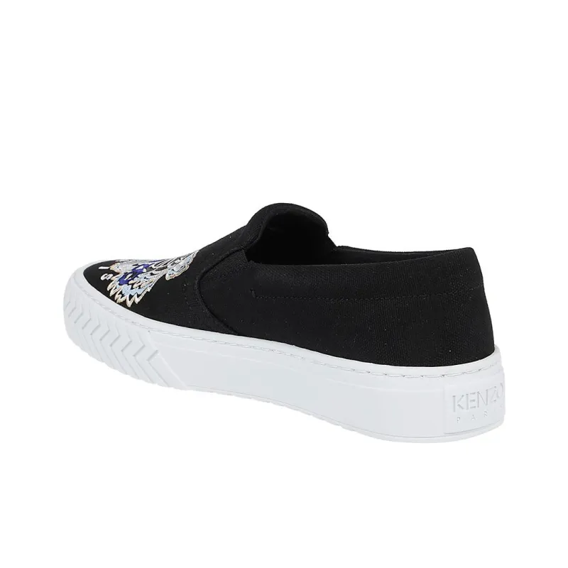 KENZO Takumi Takada Low Top Stylish Skateboarding Shoes Men's White Black-3