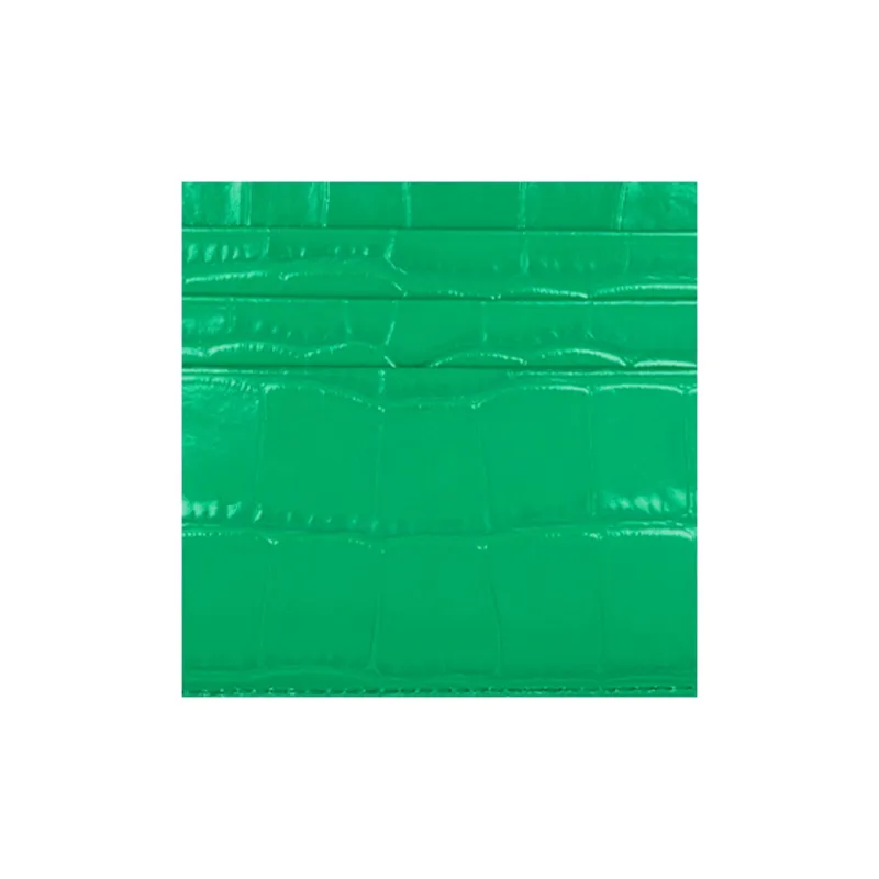 BALMAIN B-BUZZ Crocodile-Embossed Calfskin Card Holder Women's Green-4