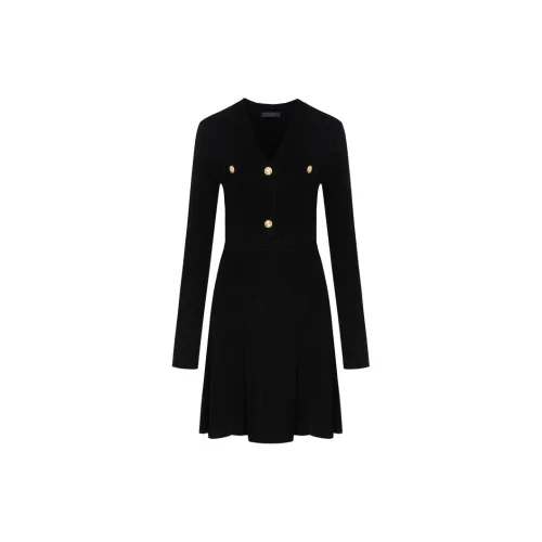 MO&CO Long-Sleeved Dresses Women's Black