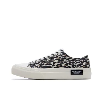 ARTICLE NO. Low Top Stylish Skateboarding Shoes Unisex White Leopard Print