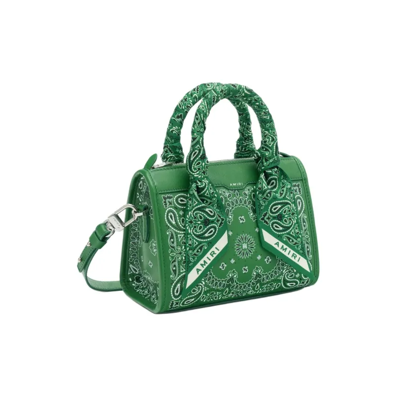 AMIRI Nappa Leather Shoulder Bag Crossbody Bag Handbags Mini Women's Green-1
