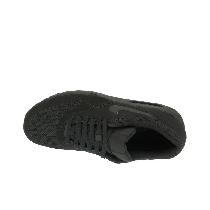 Nike Air Max 1 Durable Breathable Low Top Casual Shoes Unisex Black-2