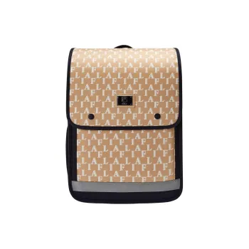 FILA Nylon Backpack Medium Size Unisex Khaki