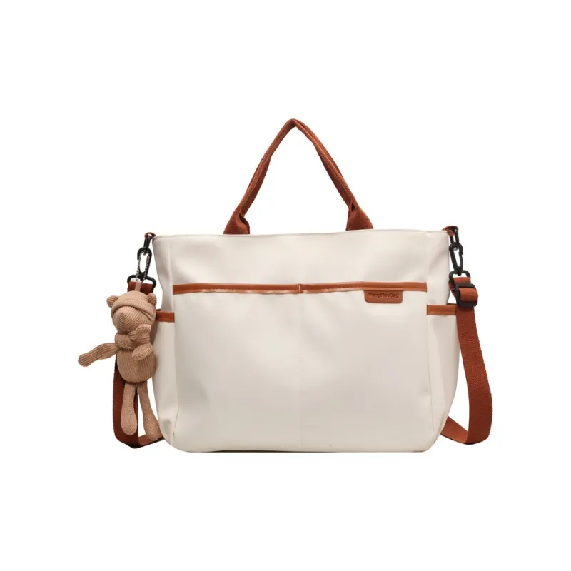 Duoluplo Doron Paul Oxford One Shoulder Handbag Women's Black/Ecru/Coffee/Khaki-3