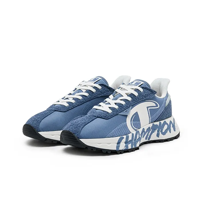 Champion Slip Resistant Low Top Running Shoes Men's Blue-2
