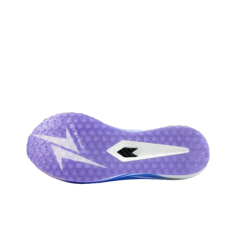VICTORY LIGHT Cushioning, Slip Resistant, And Abrasion Resistant Low Top Sprint Running Shoes Unisex White Purple-3
