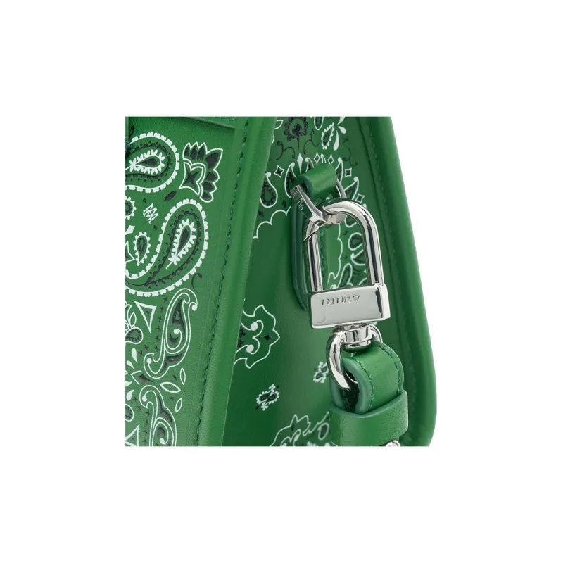 AMIRI Nappa Leather Shoulder Bag Crossbody Bag Handbags Mini Women's Green-3