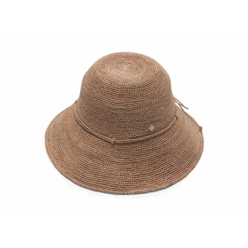 HELEN KAMINSKI Raffia Neoprene Bucket Hats Women's Beige