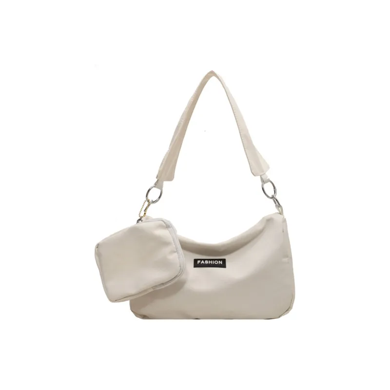 TAKI Nylon Underarm Crossbody Handbag, Shoulder Bag Medium Size Unisex Multicolor-4