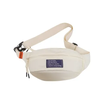 GEERDUN Nylon Sports Casual Travel Sling Bag Fanny Pack Men's Black/White/Khaki/Gray/Green