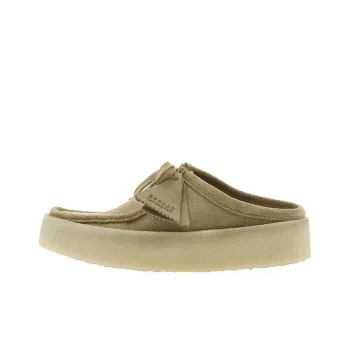 Clarks Originals Wallabee Cup Mule Maple Suede Warmlined