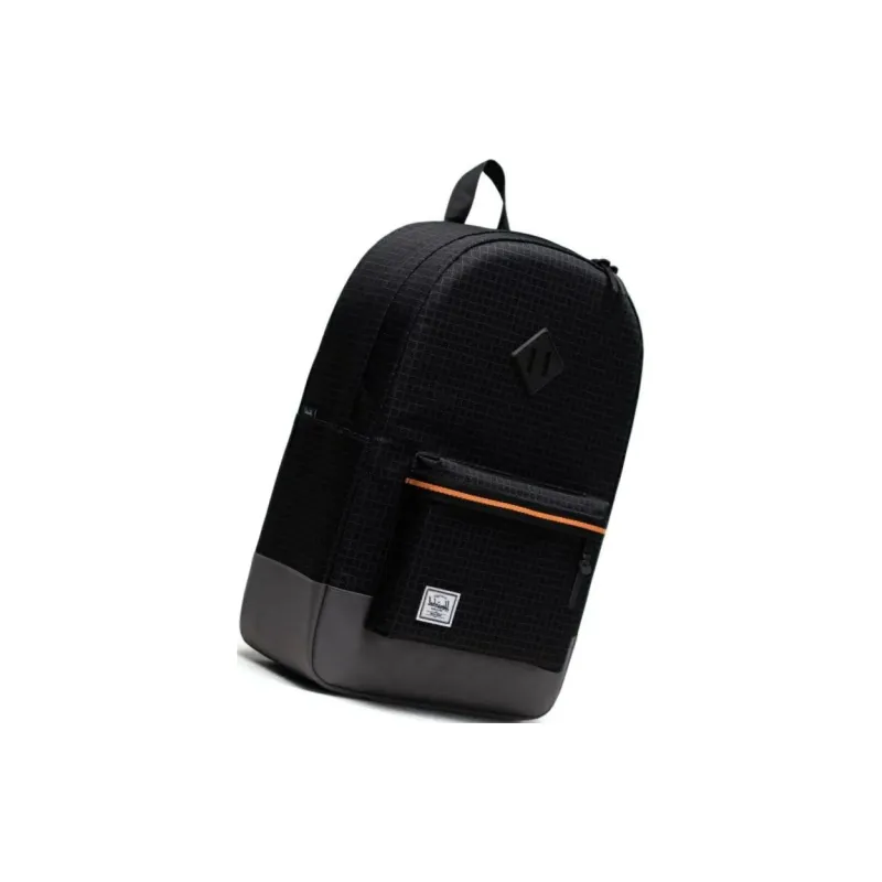 Herschel Polyester Laptop Backpack Large Size Unisex Black-2