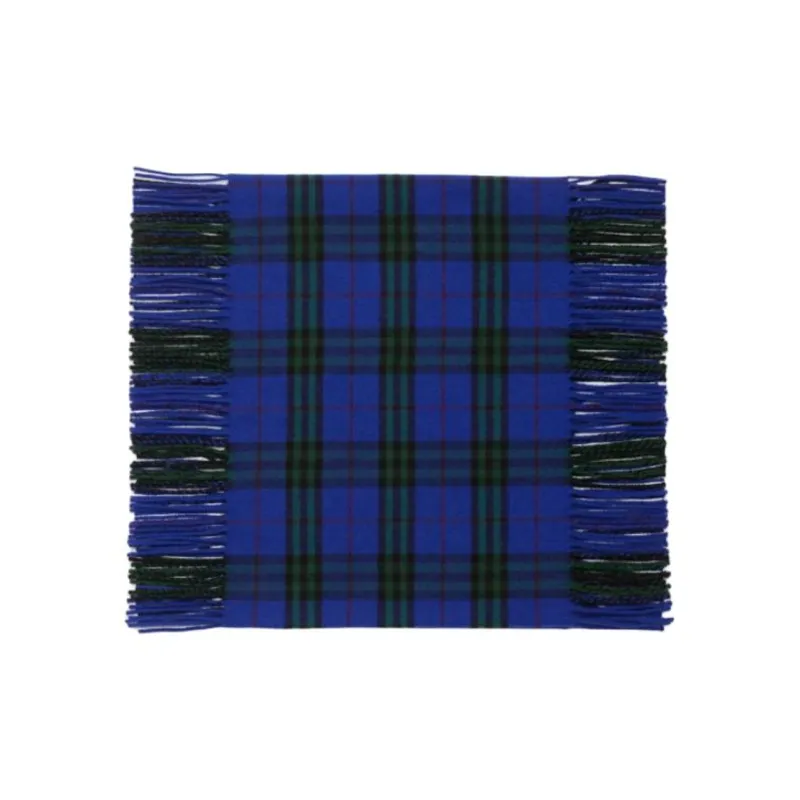 Burberry Check Pattern Fringed Edge Scarf-1