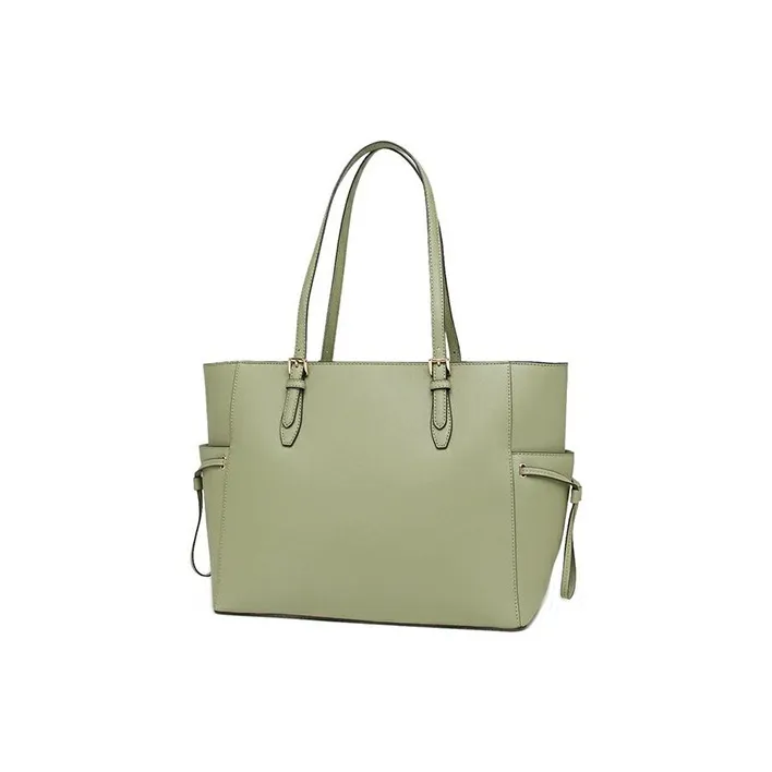 MICHAEL KORS Gilly Leather Tote Bag Shopping Bag Handbag Large Size Women's Fruit Green-3