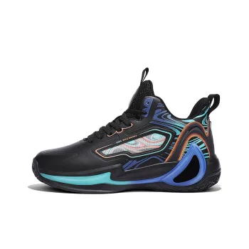 K bird Cushioned Wear Resistant Slip Resistant Mid Top Basketball Shoes Men's