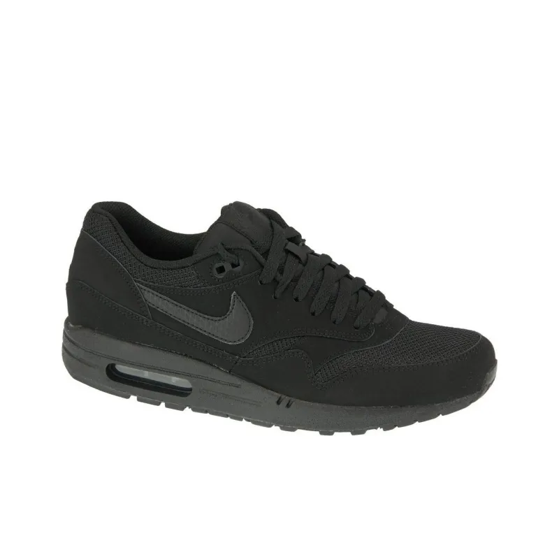 Nike Air Max 1 Durable Breathable Low Top Casual Shoes Unisex Black-1