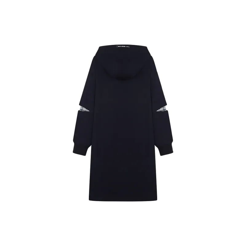 Teenie Weenie Long Sleeved Dresses Women's Navy Blue-1
