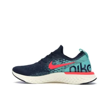 Nike Epic React Flyknit College Navy Hyper Jade