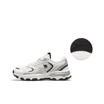 CAMEL Cushioning Abrasion Resistant Thermal Low Top Casual Running Shoes Women's Milk White Black