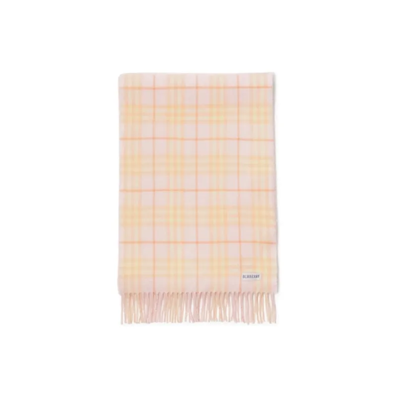 Burberry Logo patch Reversible Cashmere Scarf-2