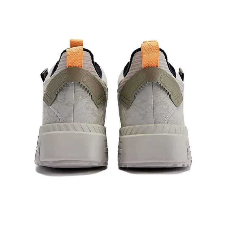 QIAODAN High-Top Skateboard Shoes Men's Oak Tree-3