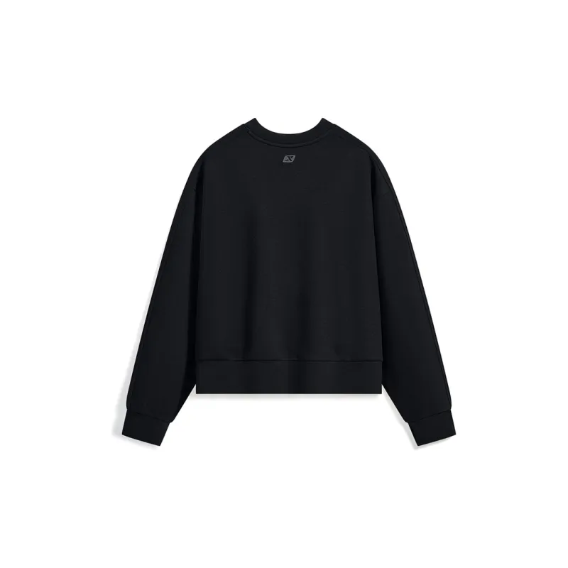 XTEP Sweatshirt Women's Jet Black-1