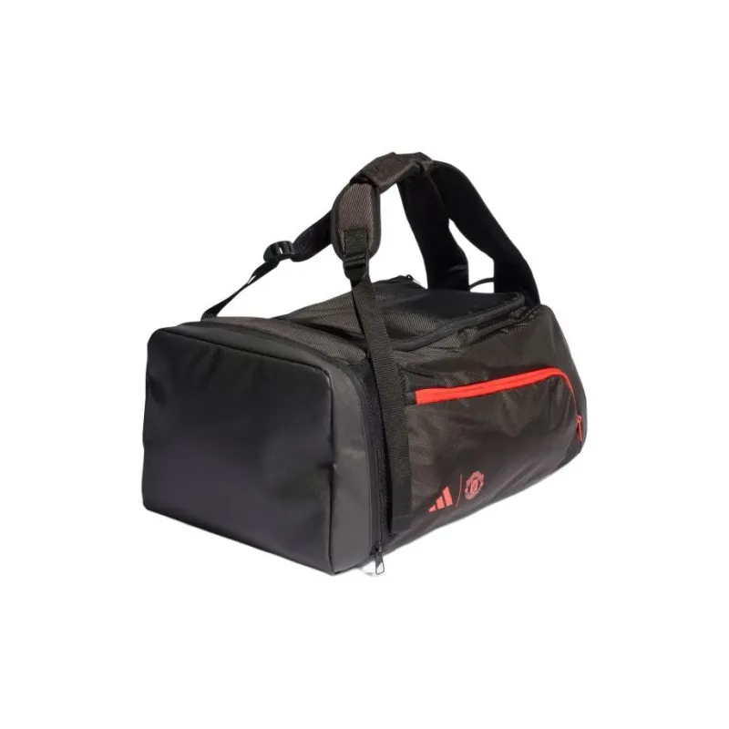 Adidas Polyester Backpack Handbag Regular Unisex Black Red-2