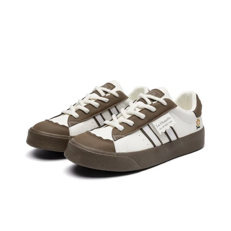 La Chapelle Wear-resistant And Lightweight Low-Top Skateboard Shoes Women's-11