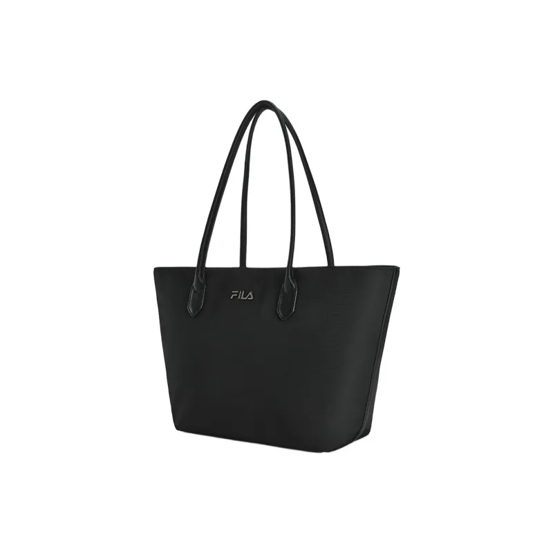 FILA Fabric Tote Bag Shopping Bag Shoulder Bag Handbag Extra Small Women's Jet Black-2