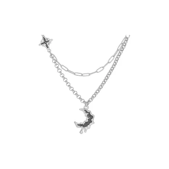 Asia Star Alloy Necklaces Men's