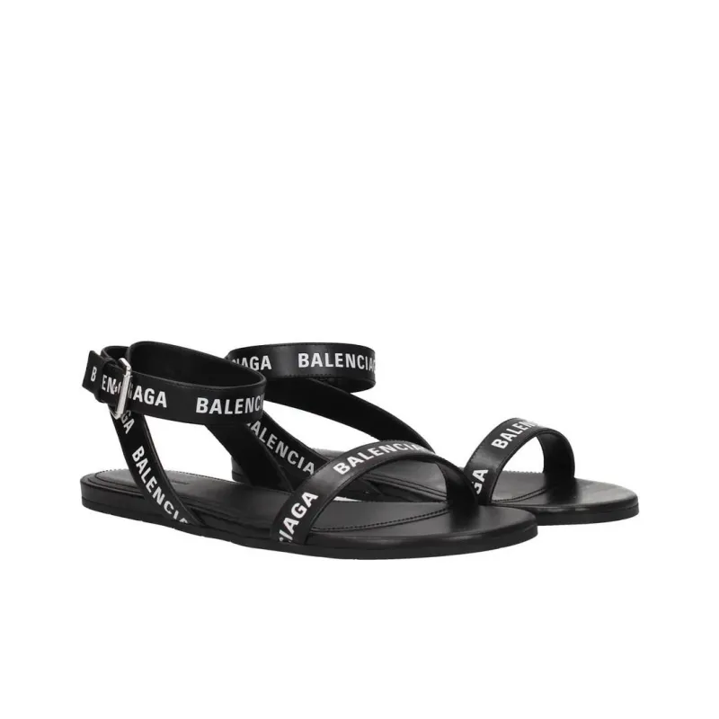 Balenciaga Sports Sandals 'Black White' Women's-4