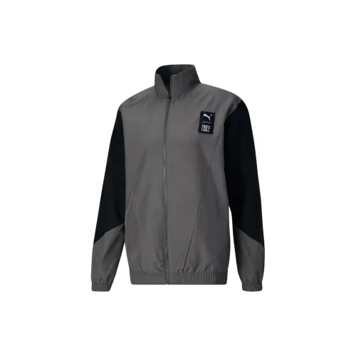 PUMA X FIRST MILE Jackets Men Dark Gray