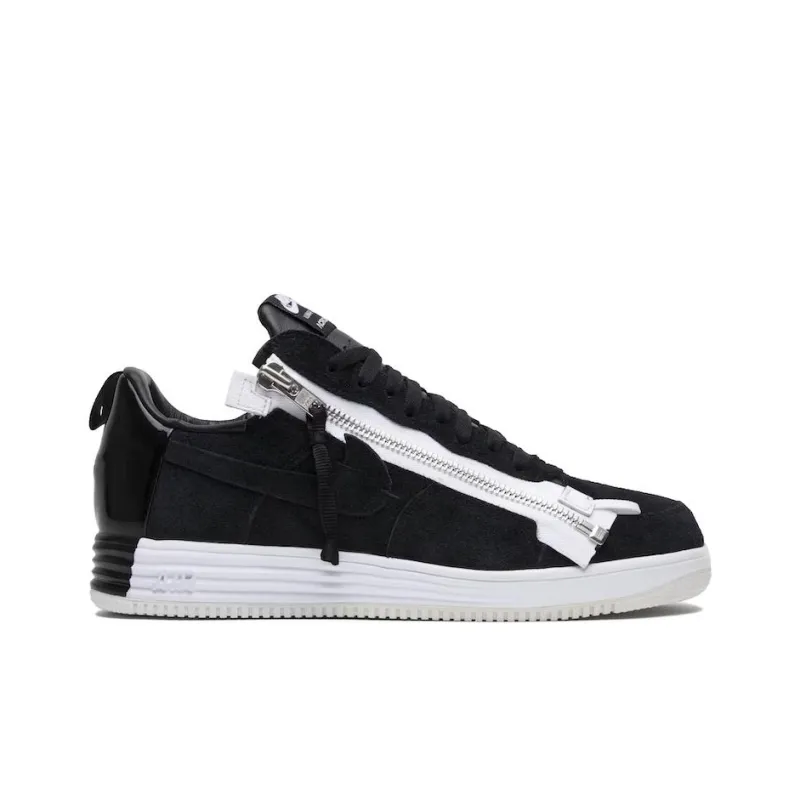 Nike Lunar Force 1 Low Acronym Black White-1