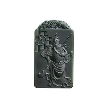 Seven Little Craftsmen Hetian Jade Pendants Green Jade Men's