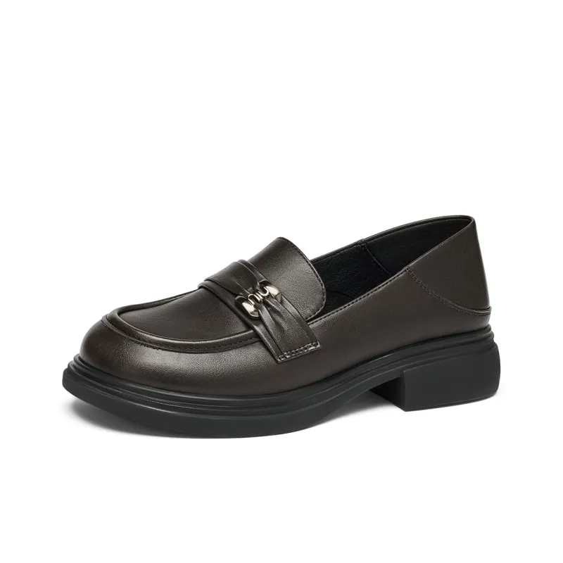 GEMEIQ Loafers Women's Black/Burgundy/Ecru-8
